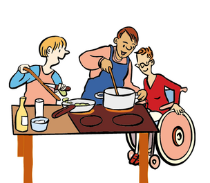 K&uuml;che unterfahrbar