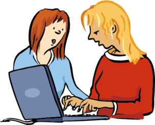 Assistentin Computer